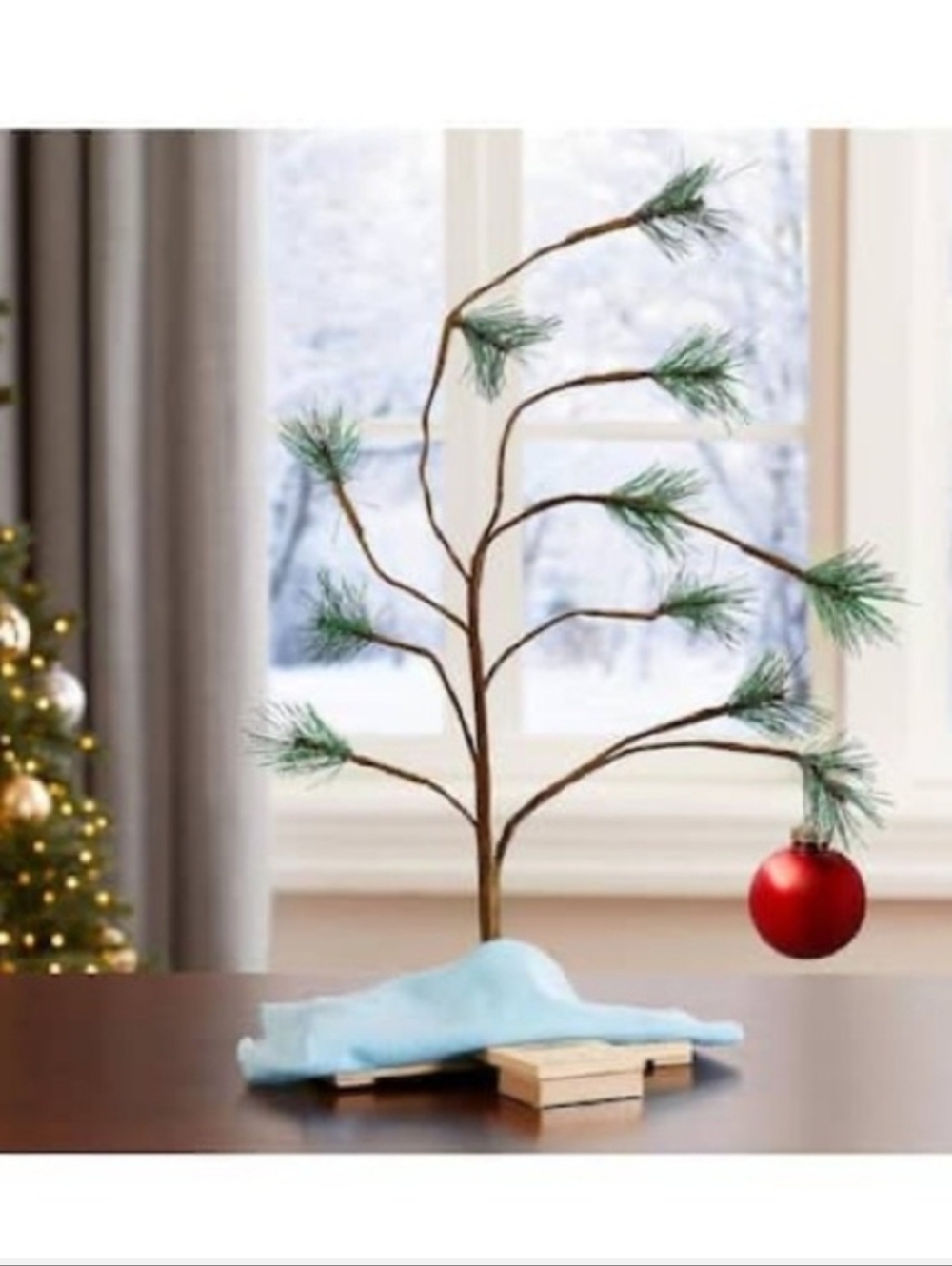 PEANUTS The Original 24” Musical Charlie Brown Christmas TreeAdd a heartwarmin